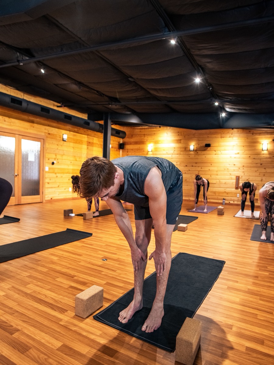Flow class at Spark Yoga